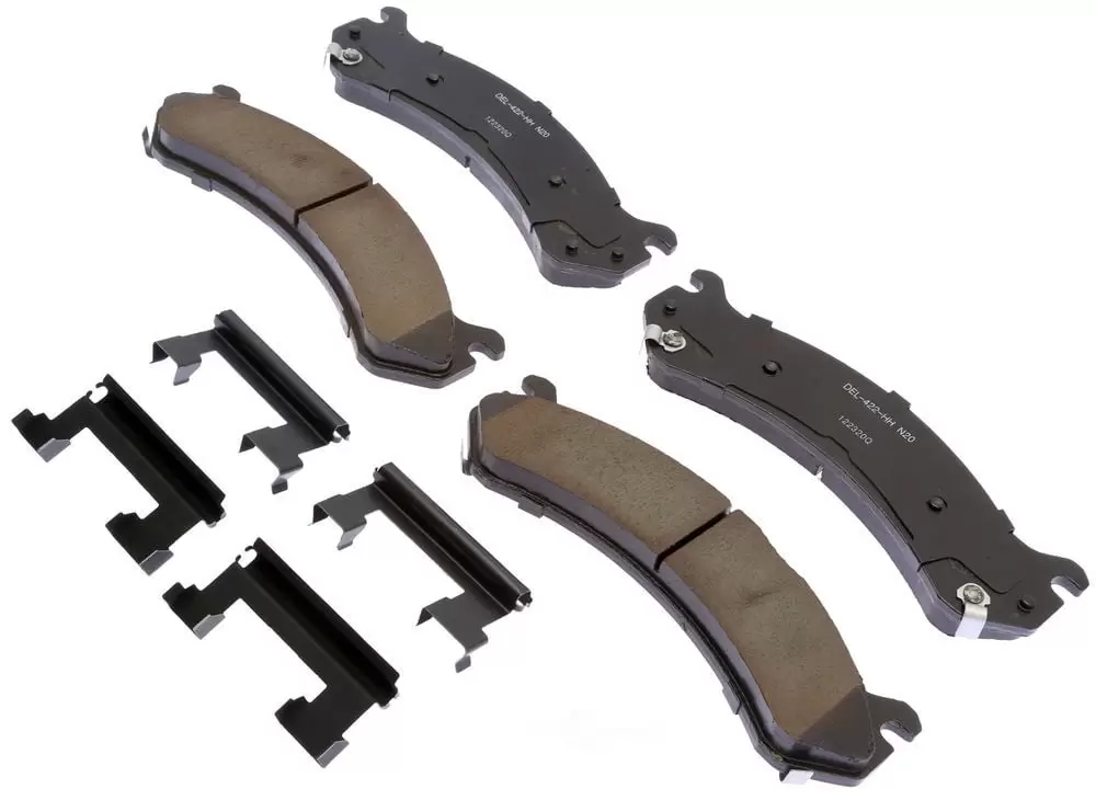 ACDelco Gold Performance Ceramic Brake Pad Set. w/ Hardware Fits select: 1999-2010 CHEVROLET SILVERADO. 2001-2010 GMC SIERRA