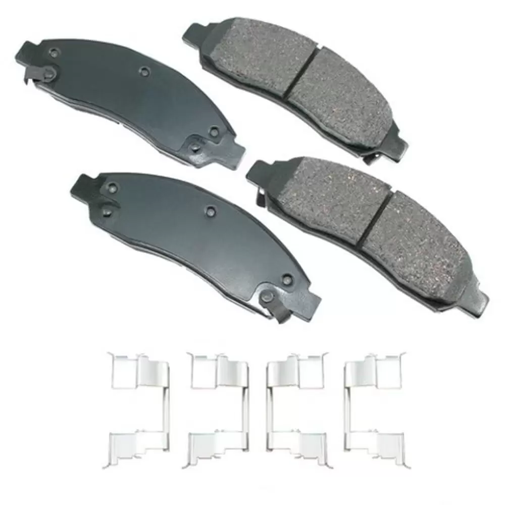 Akebono PRO-ACT Ultra-Premium Brake Pad Set. Ceramic