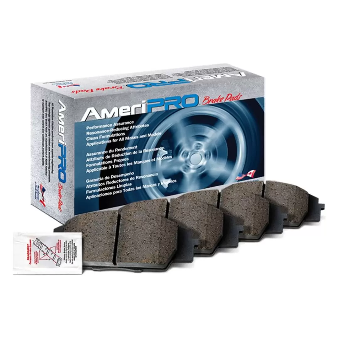 AmeriBRAKES Ceramic Disc Brake Pads with included lubricant and hardware. AmeriPRO PRC1653 - For Fusion MKZ Police Responder Hybrid SSV Plug-In Fits select: 2013-2020 FORD FUSION