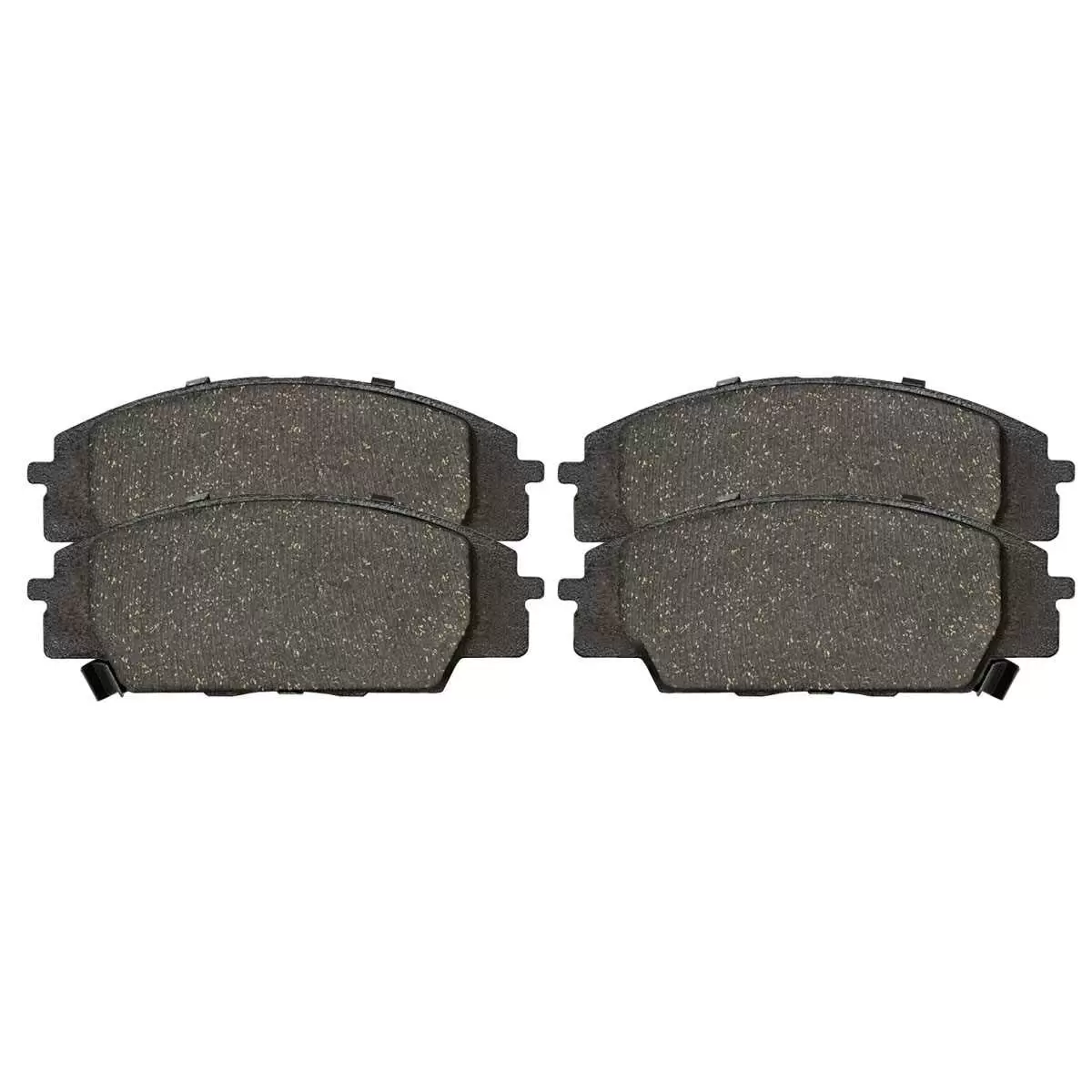 AutoShack Front Ceramic Brake Pad Kit Driver and Passenger Side Replacement for 2000-2003 2004 2005 2006 2007 2008 2009 Honda S2000 2006-2011 Civic 2002-2006 Acura RSX 2007-2010 CSX 2.0L 2.2L FWD RWD