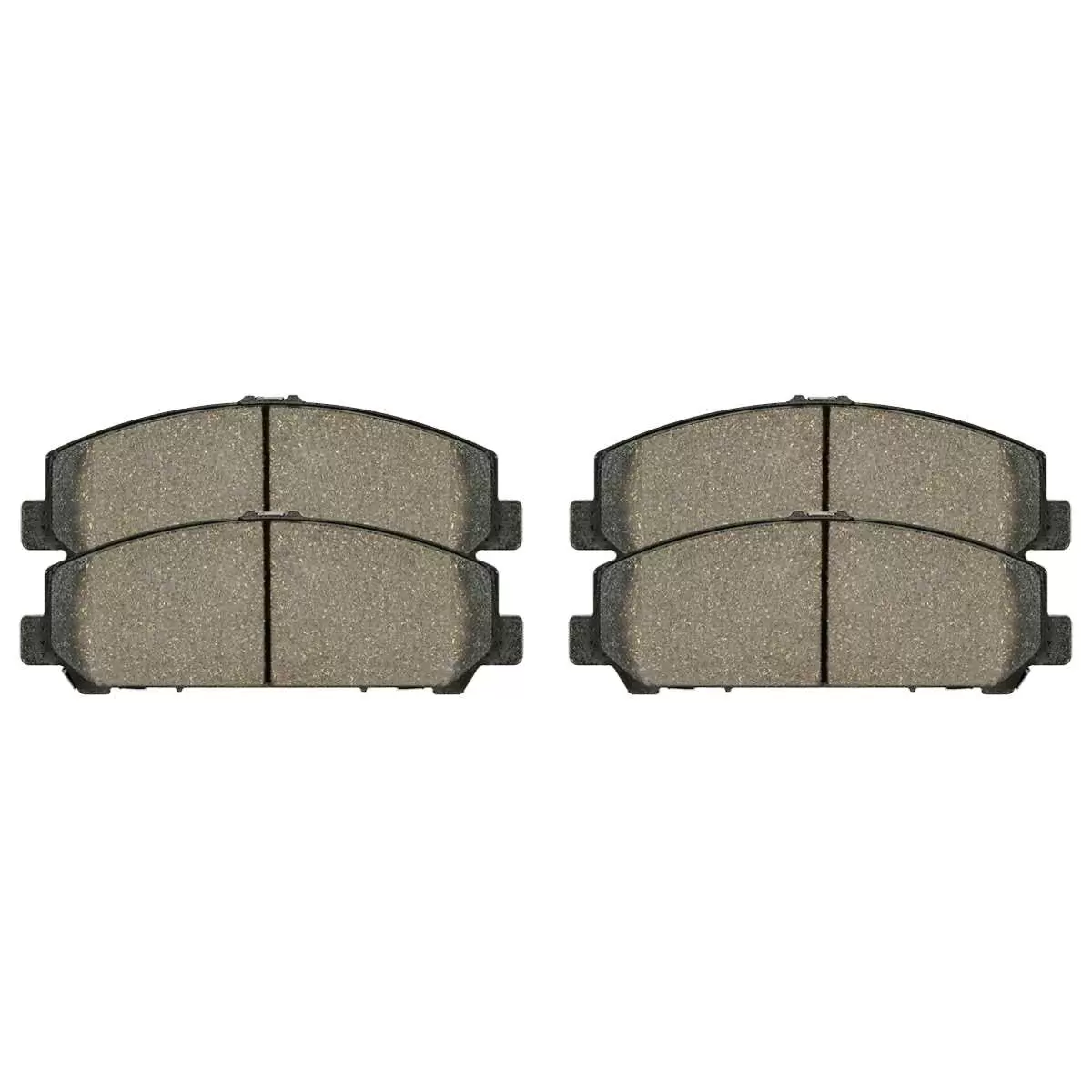 AutoShack Front Ceramic Brake Pad Kit Driver and Passenger Side Replacement for 2006-2011 Nissan Armada 2008 2009 2010 Titan 2007-2010 INFINITI QX56 5.6L V8 4WD RWD