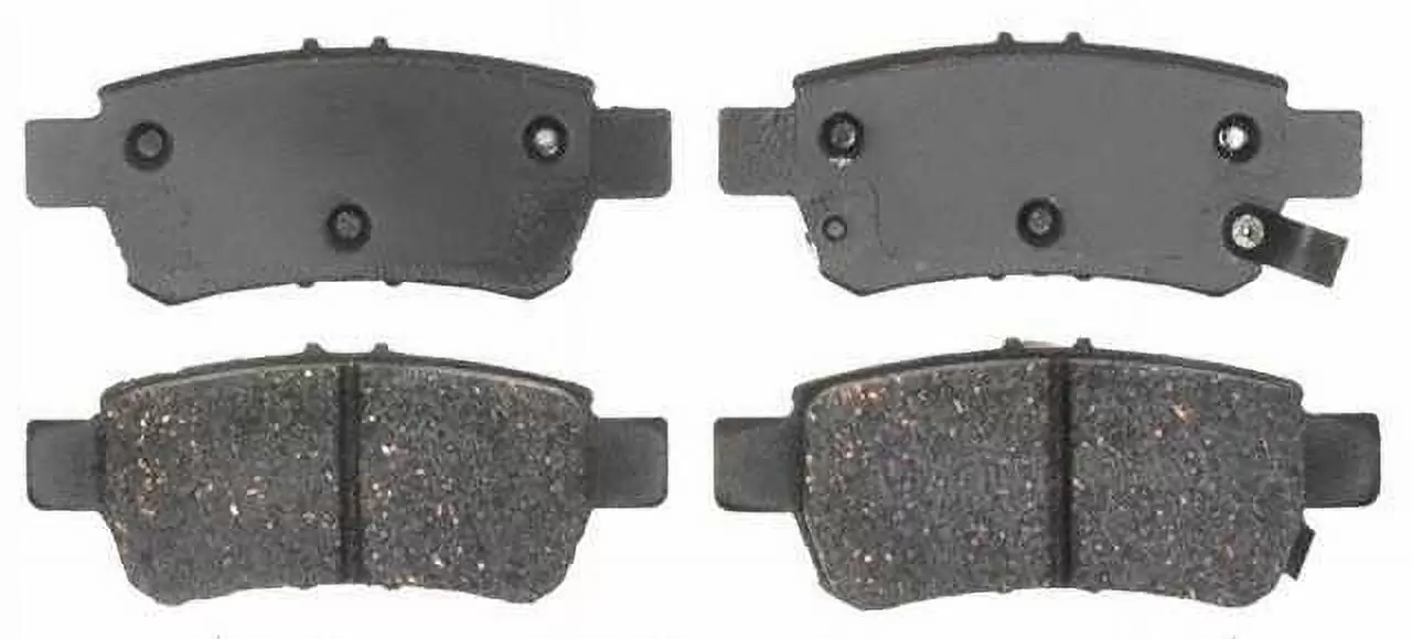 AutoShack Rear Performance Ceramic Brake Pad Kit Driver and Passenger Side Replacement for 2005 2006 2007 2008 2009 2010 Honda Odyssey 3.5L V6 FWD PCD1088