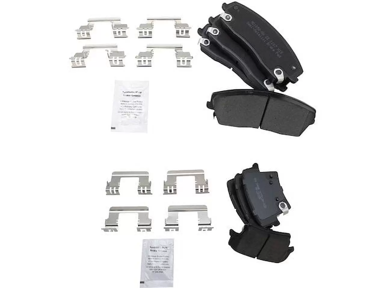 Brake Pad Set - Compatible with 2005 - 2010. 2012 - 2020 Chrysler 300 RWD 2006 2007 2008 2009 2013 2014 2015 2016 2017 2018 2019