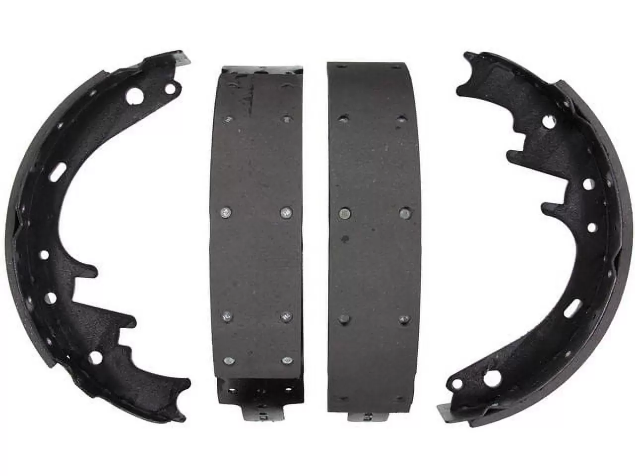 Brake Shoe Set - Compatible with 1955 - 1959. 1965 - 1974 Ford Country Sedan 1956 1957 1958 1966 1967 1968 1969 1970 1971 1972 1973