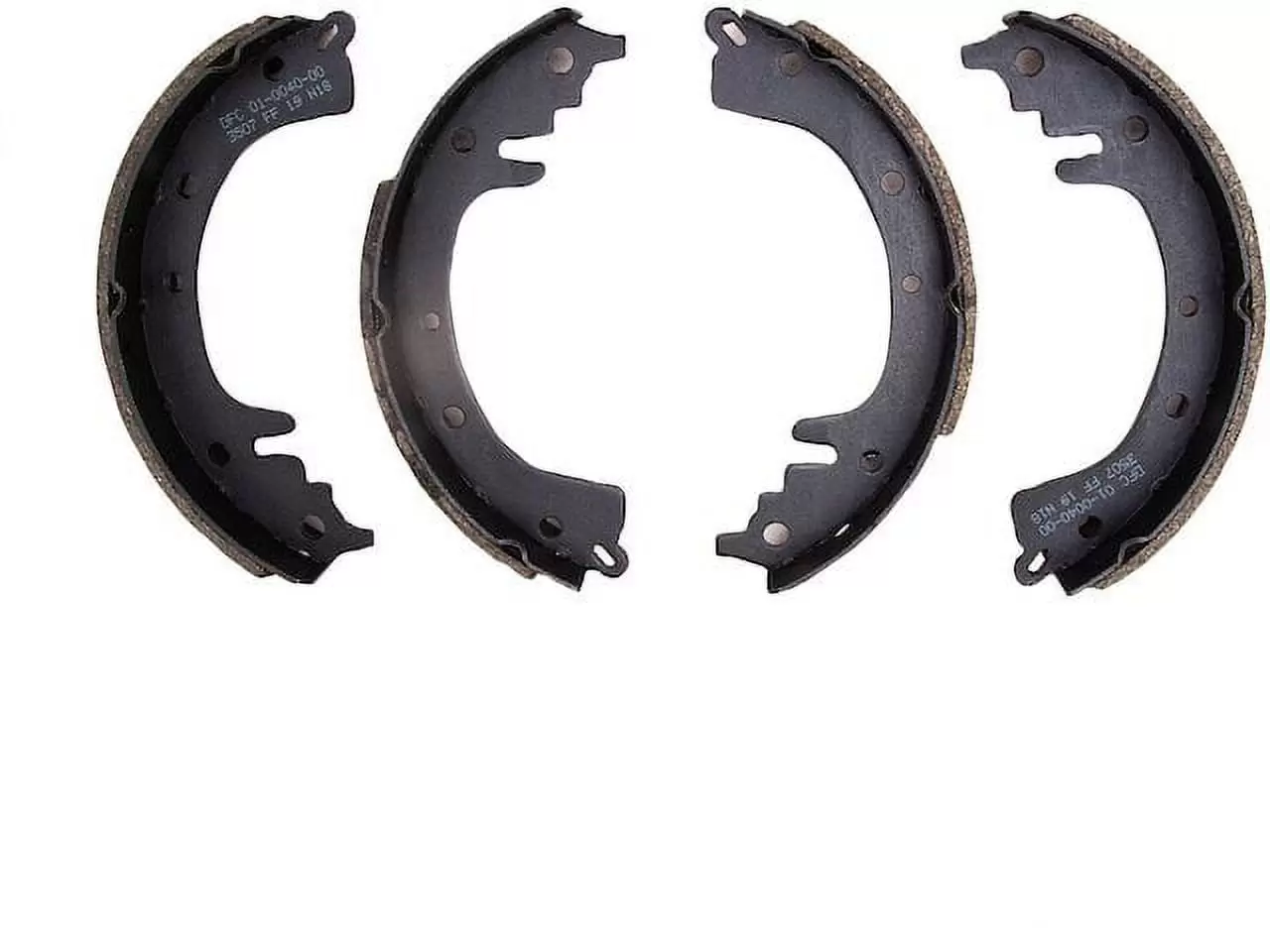 Brake Shoe Set - Compatible with 1959 - 1966 Jeep CJ3 1960 1961 1962 1963 1964 1965