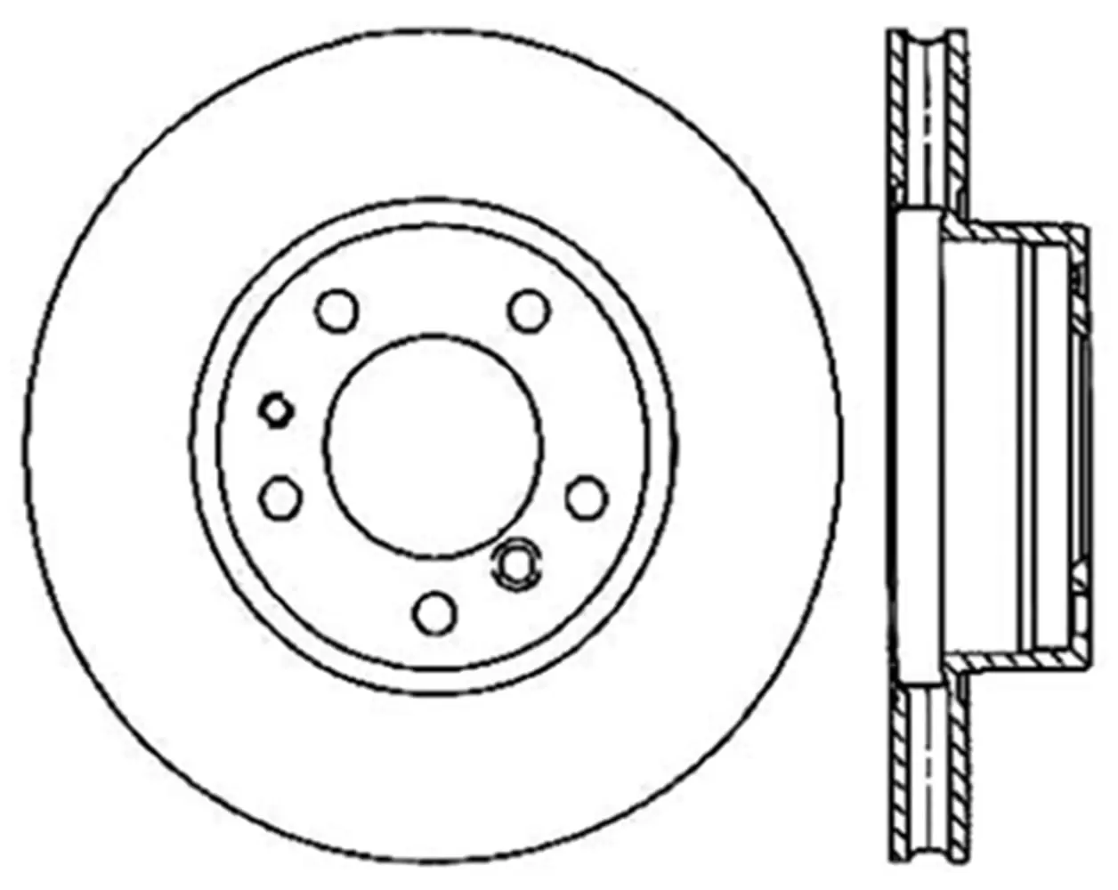 C-Tek Disc Brake Rotor 121.34021 Fits select: 1994-1995 BMW 540. 1987-1992 BMW 735