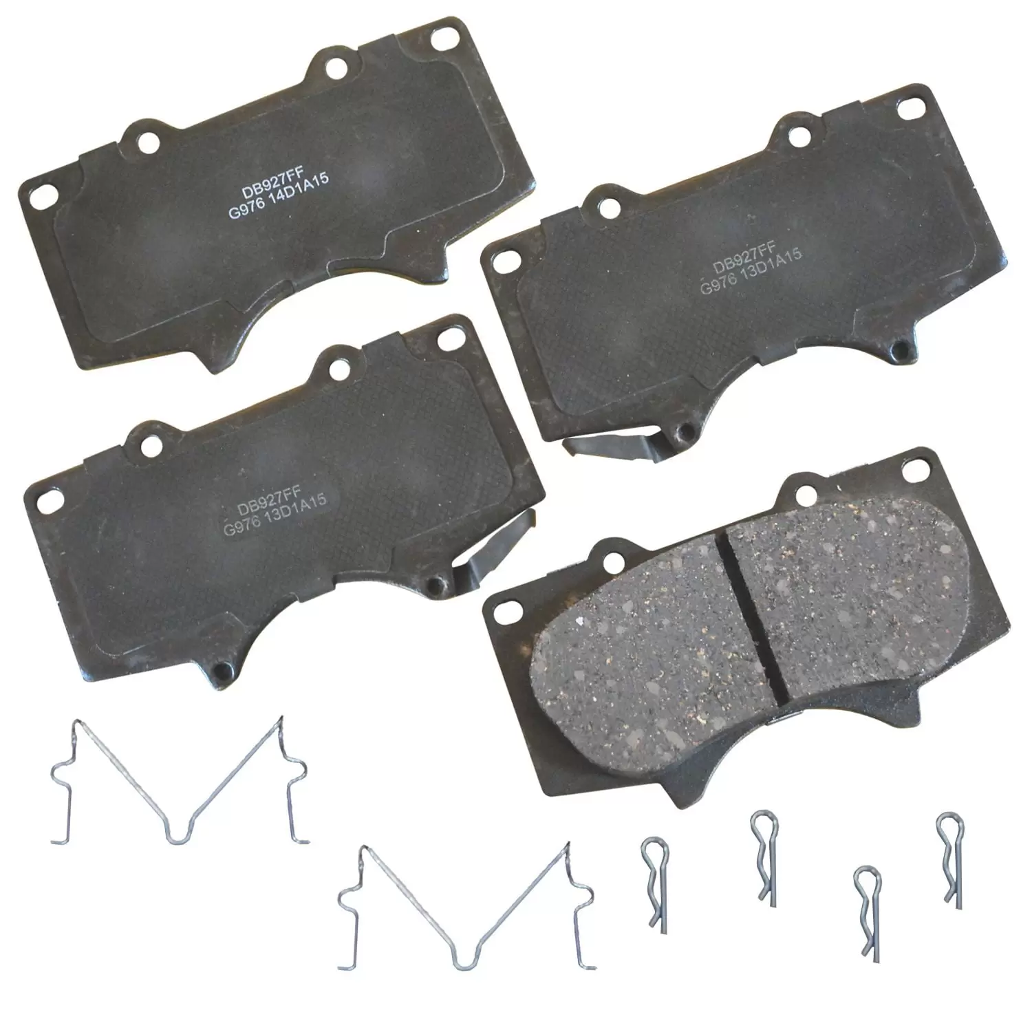 Carquest Premium Gold Ceramic Brake Pads - Front (4-Pad Set) Fits select: 2005-2014.2016-2022 TOYOTA TACOMA