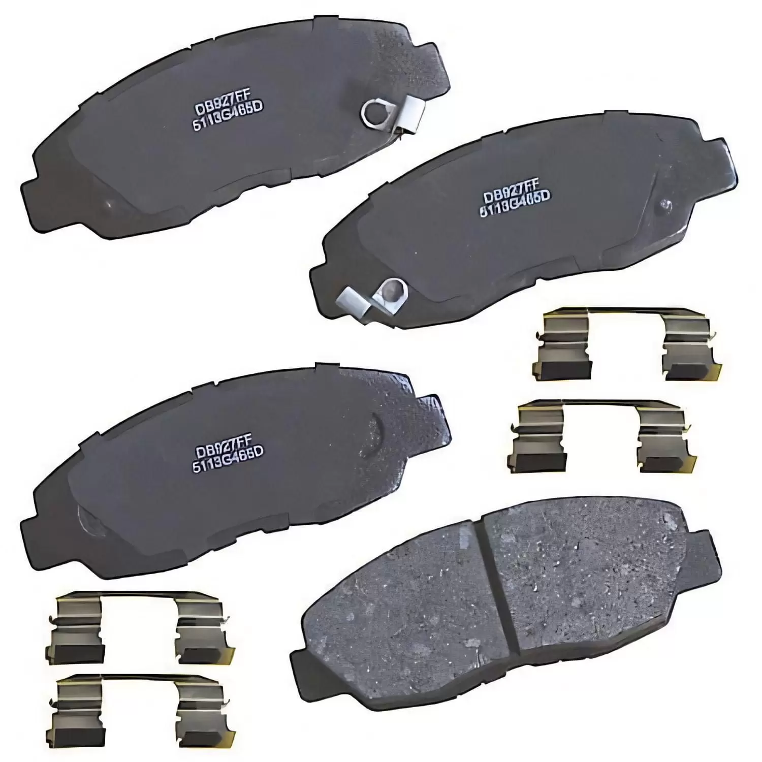 Carquest Premium Gold Ceramic Brake Pads - Front (4-Pad Set)