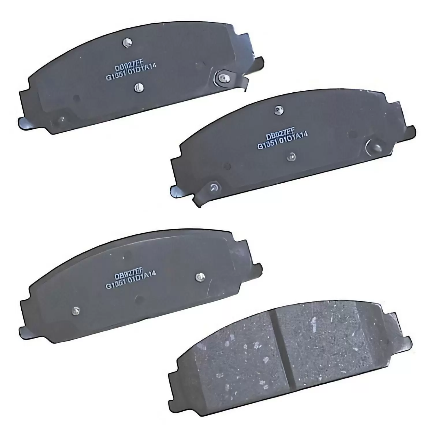 Carquest Premium Gold Ceramic Brake Pads - Front (4-Pad Set)