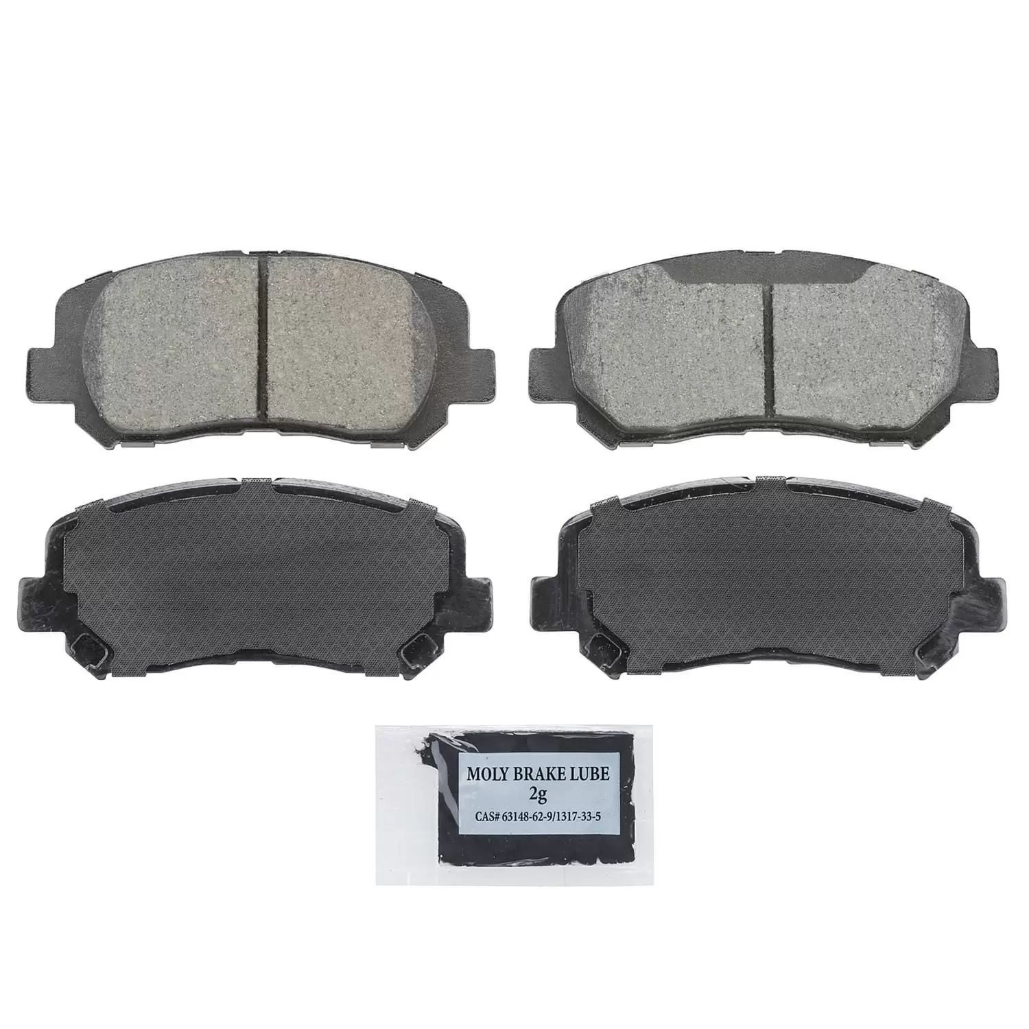 Carquest Premium Gold Ceramic Brake Pads - Front (4-Pad Set)