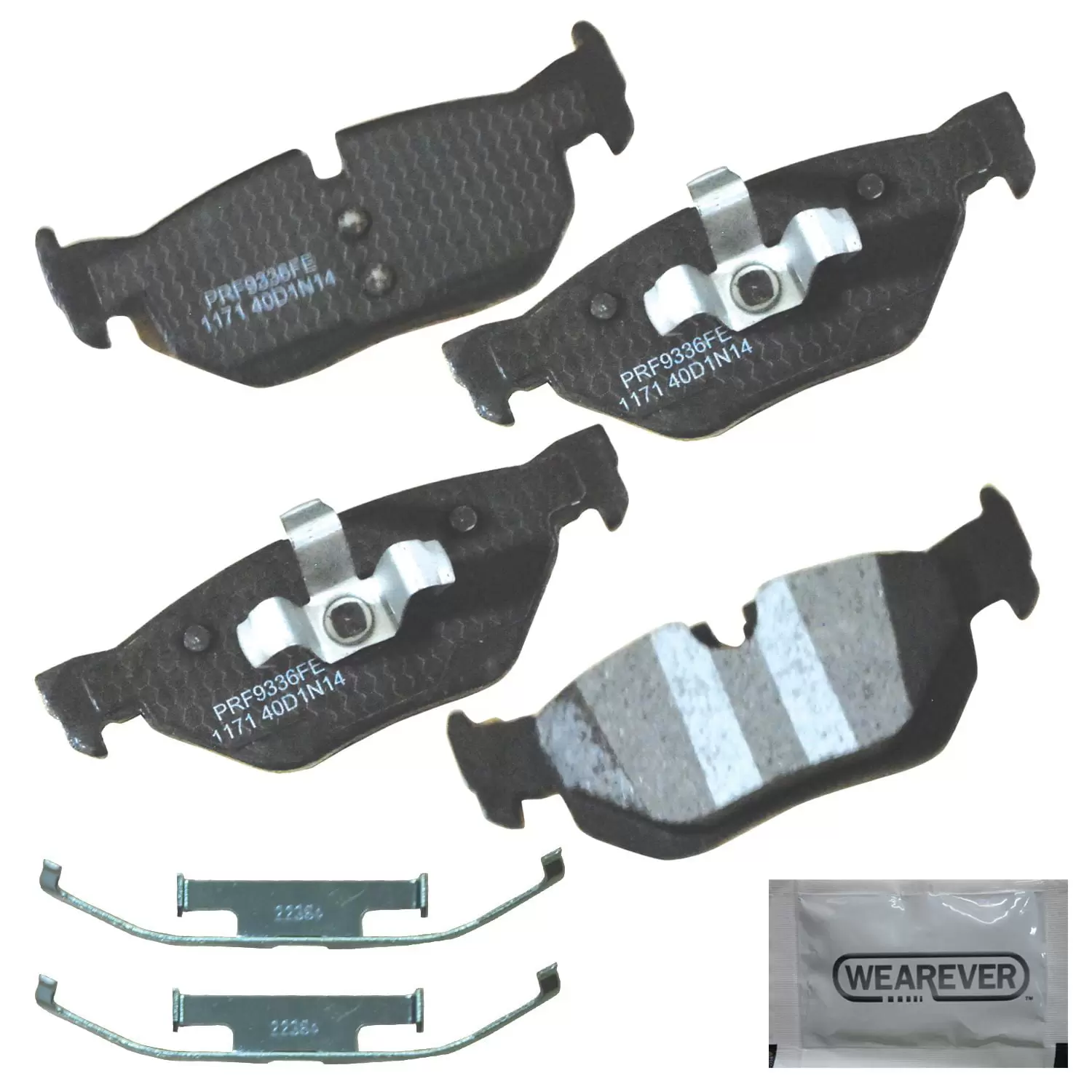 Carquest Professional Platinum Semi-Metallic Brake Pads - Rear (4-Pad Set)