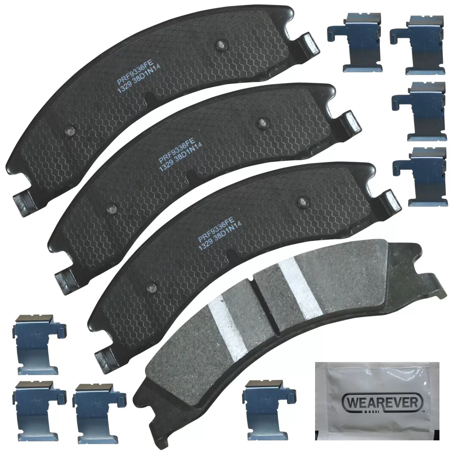 Carquest Professional Platinum Semi-Metallic Brake Pads - Rear (4-Pad Set)