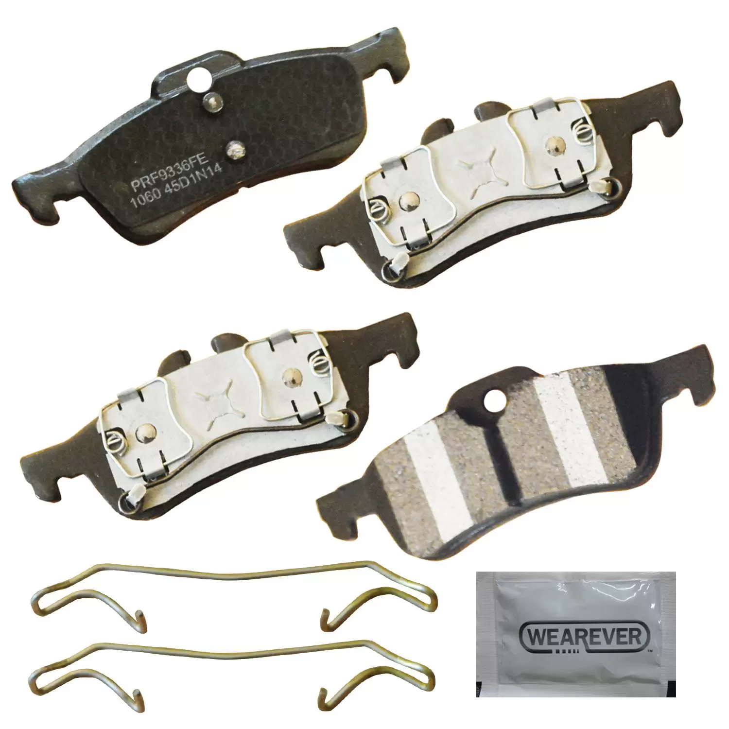 Carquest Professional Platinum Semi-Metallic Brake Pads - Rear (4-Pad Set)