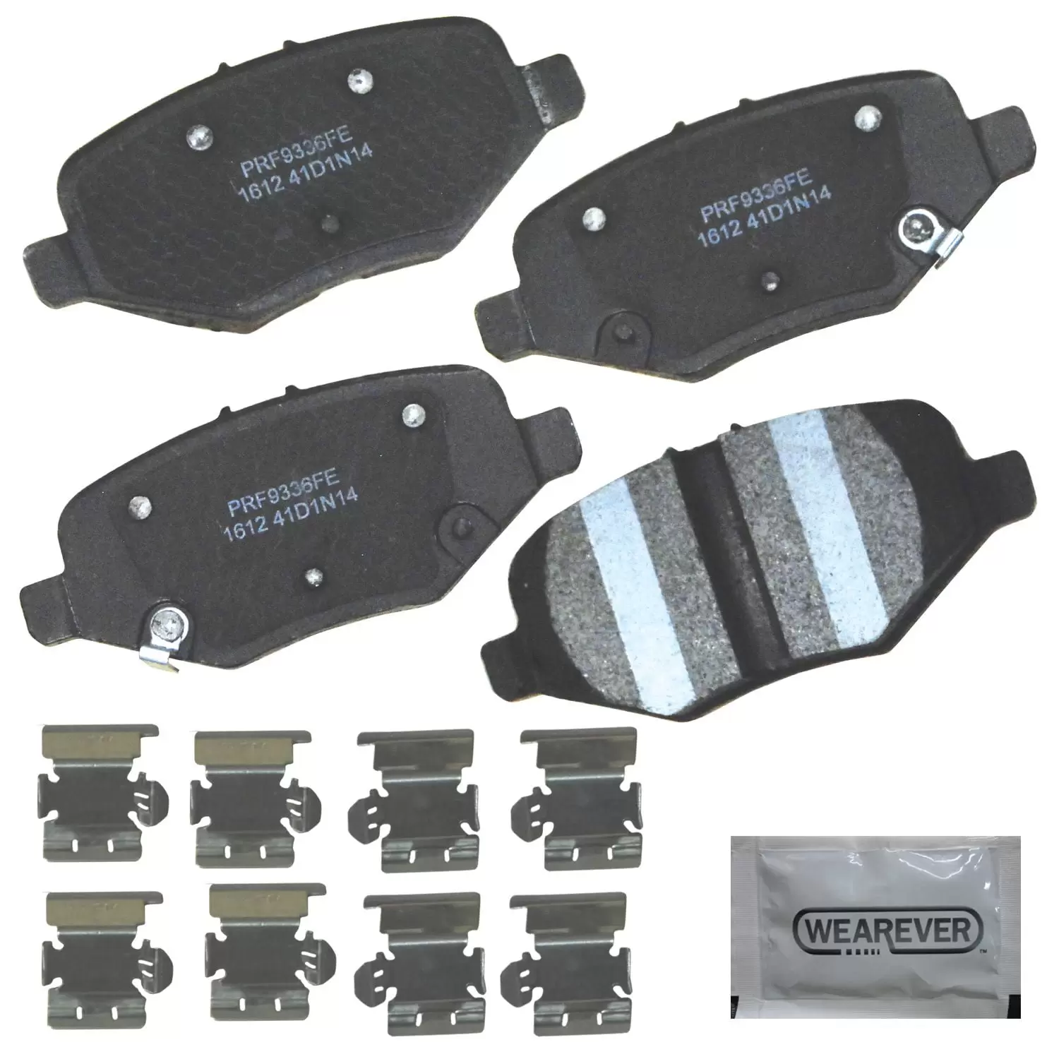 Carquest Professional Platinum Semi-Metallic Brake Pads - Rear (4-Pad Set)