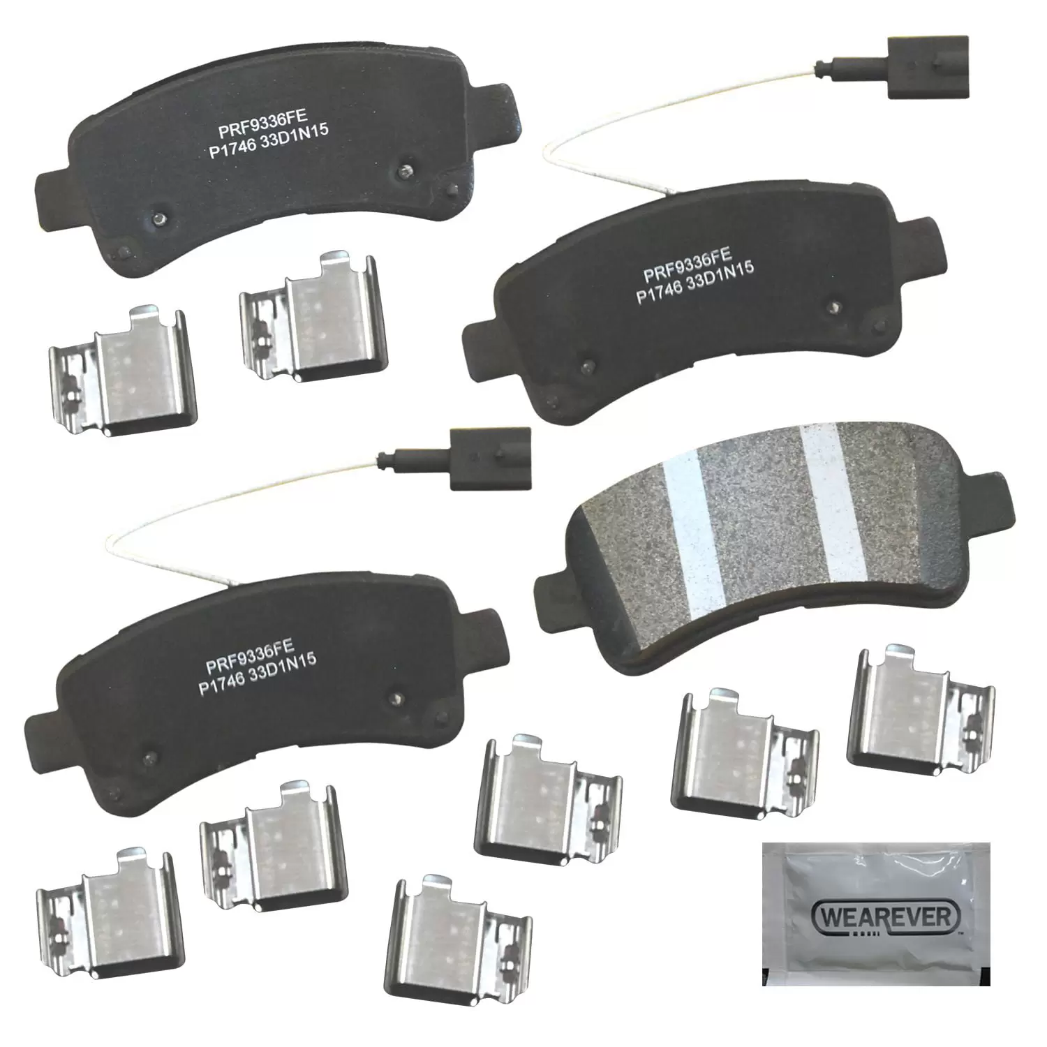 Carquest Professional Platinum Semi-Metallic Brake Pads - Rear (4-Pad Set)