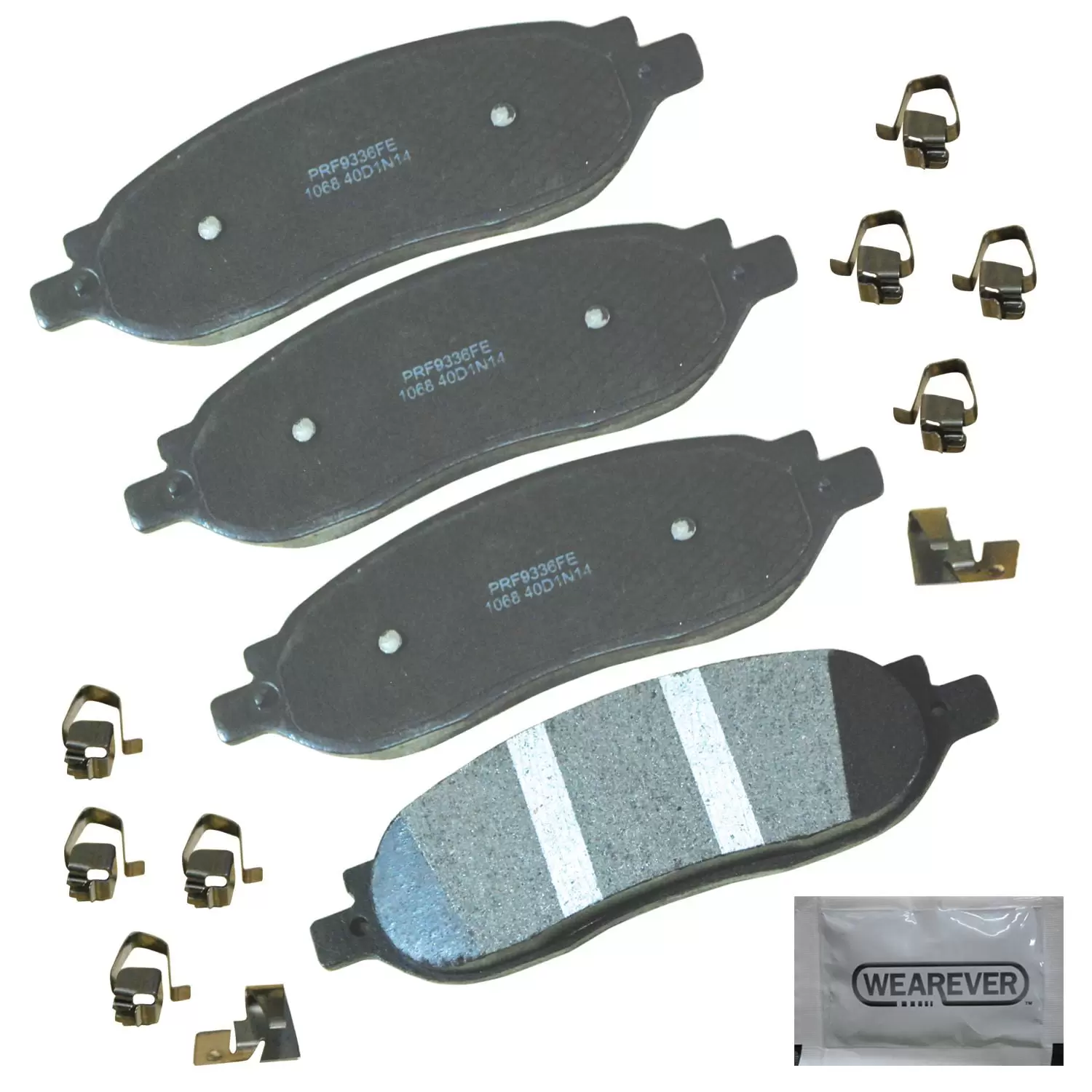 Carquest Professional Platinum Semi-Metallic Brake Pads - Rear (4-Pad Set)