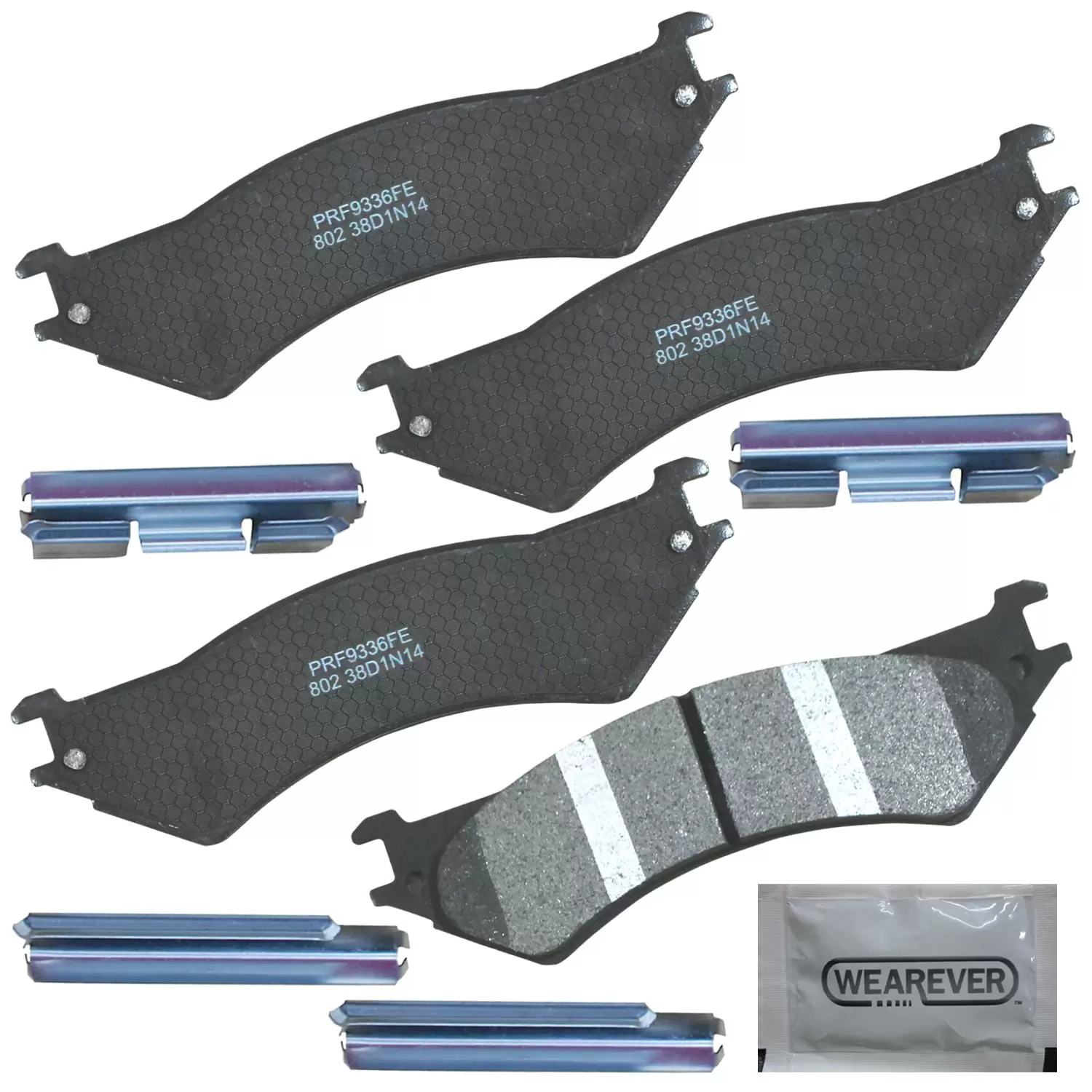 Carquest Professional Platinum Semi-Metallic Brake Pads - Rear (4-Pad Set)