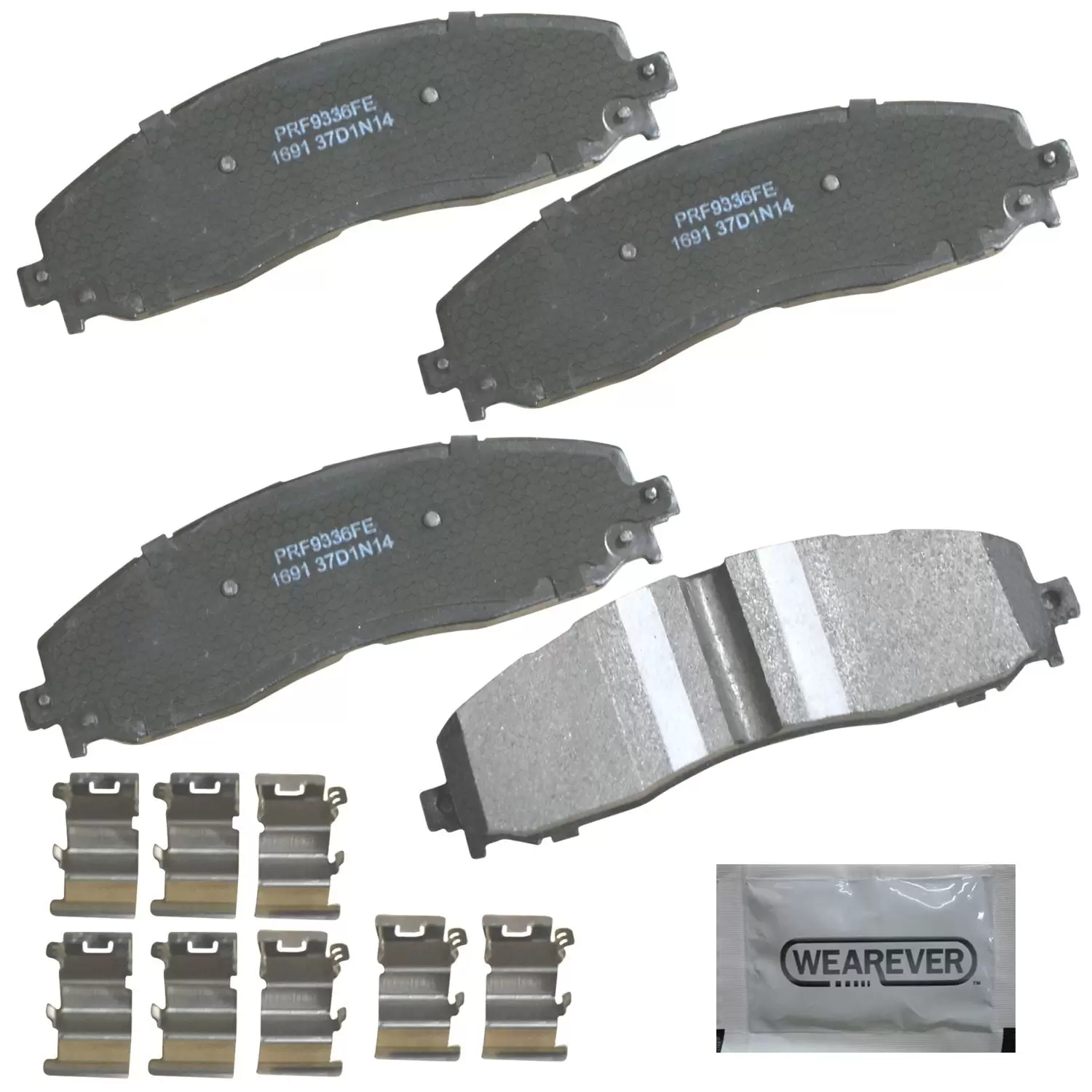 Carquest Professional Platinum Semi-Metallic Brake Pads - Rear (4-Pad Set)