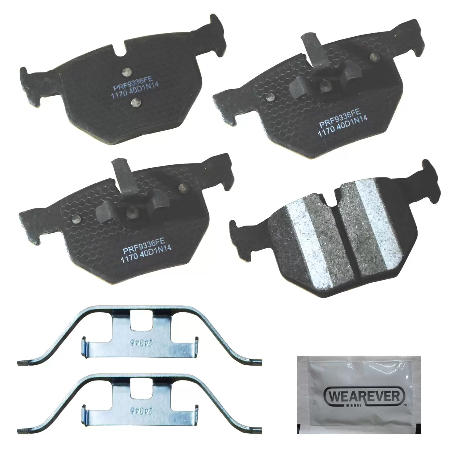 Carquest Professional Platinum Semi-Metallic Brake Pads - Rear (4-Pad Set)