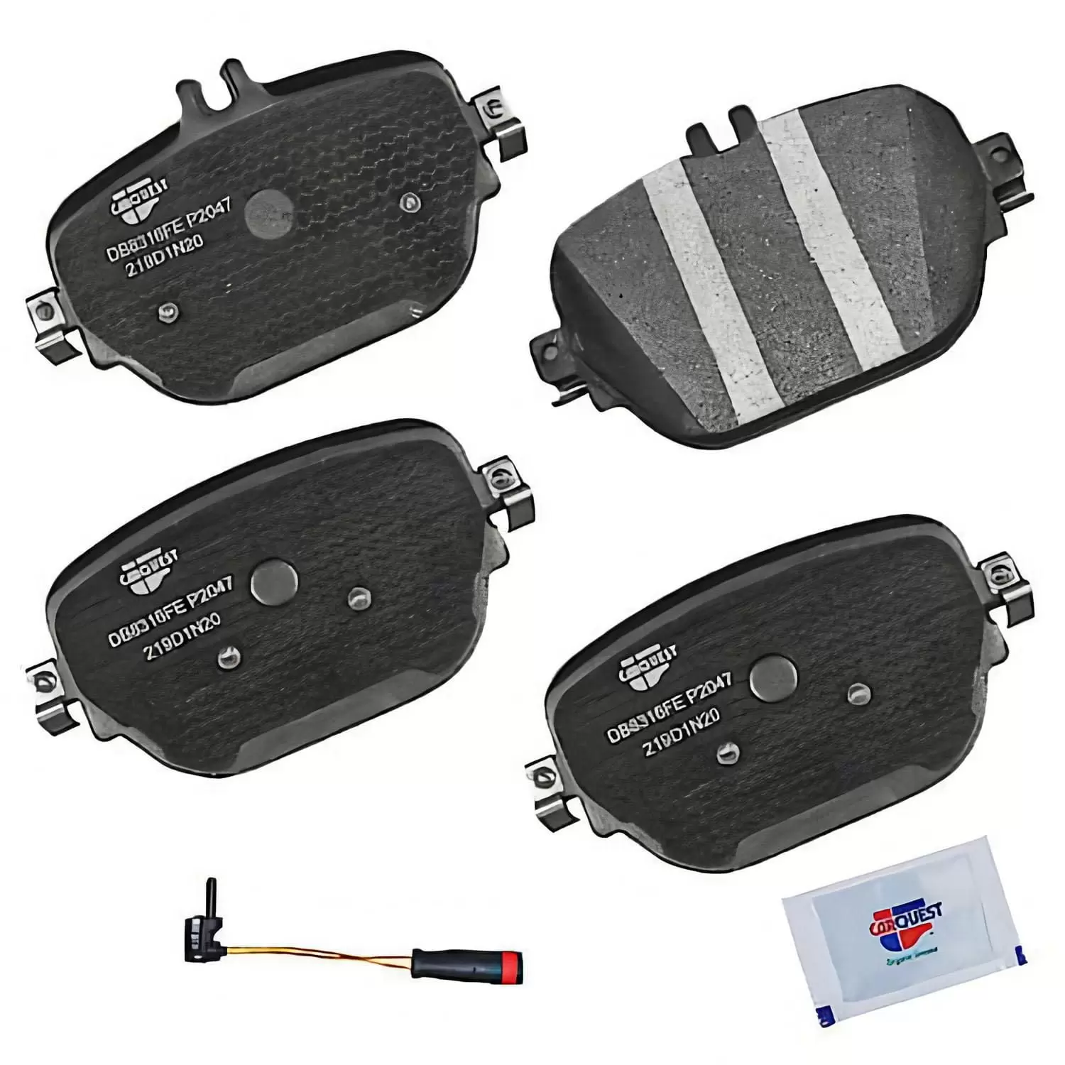 Carquest Professional Platinum Semi-Metallic Brake Pads - Rear (4-Pad Set)