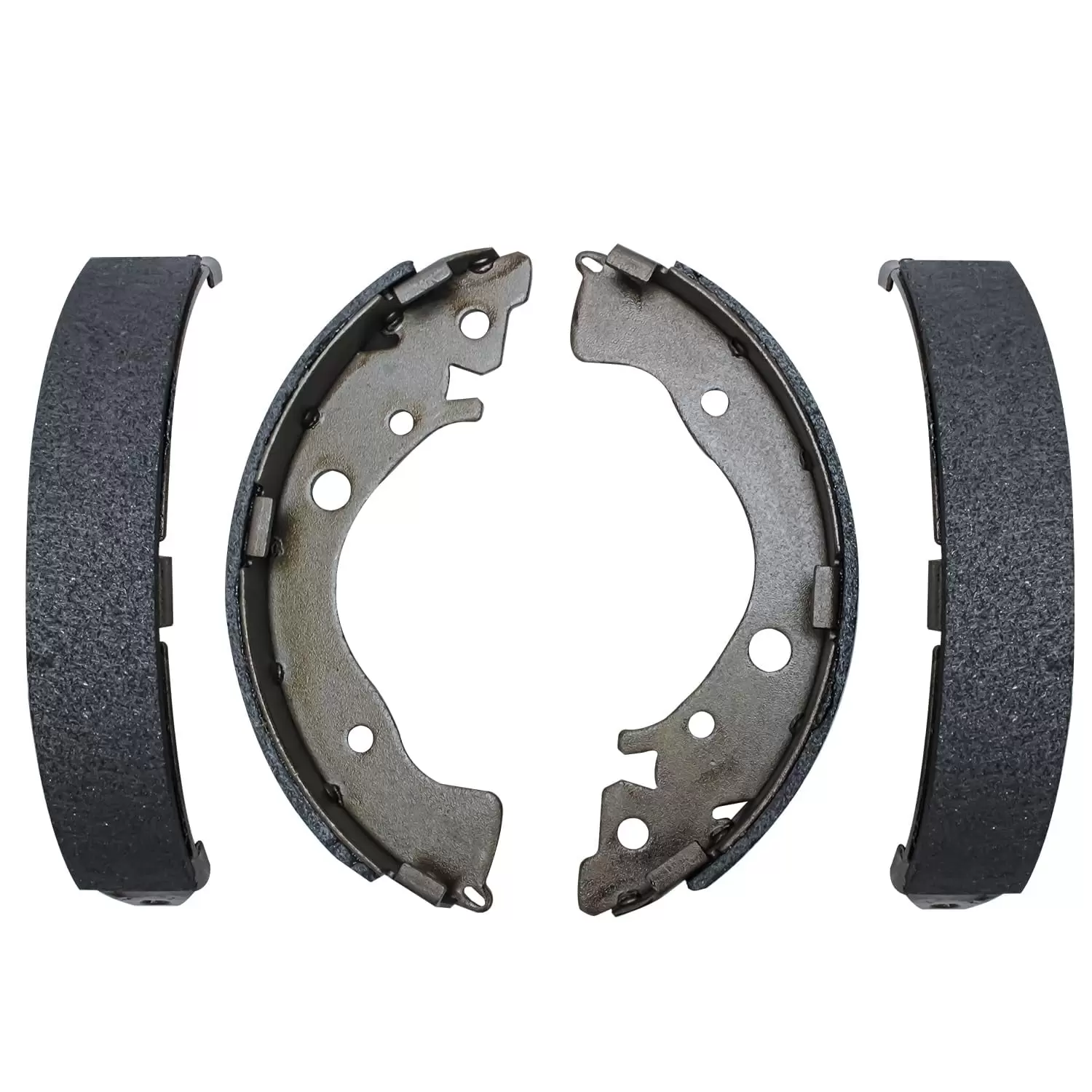 Detroit Axle - 2 Rear Brake Shoes for 2003-2015 Honda Civic 2009-2020 Fit Brake Shoes 2010 2011 2012 2013 2014 2015 2016 2017 2018 2019 Replacement