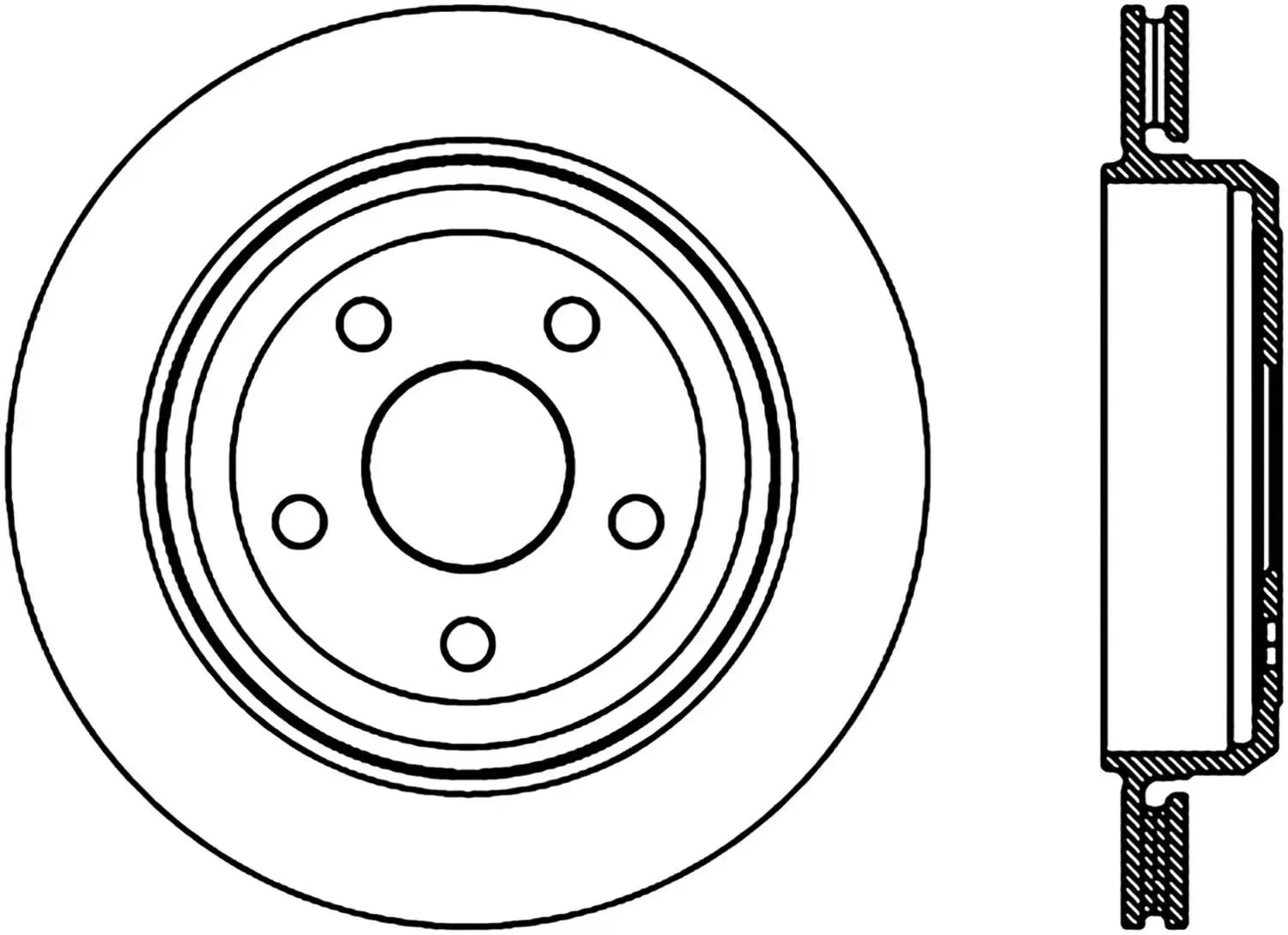 Disc Brake Rotor Fits select: 2014-2015 JEEP GRAND CHEROKEE LIMITED. 2016 JEEP GRAND CHEROKEE