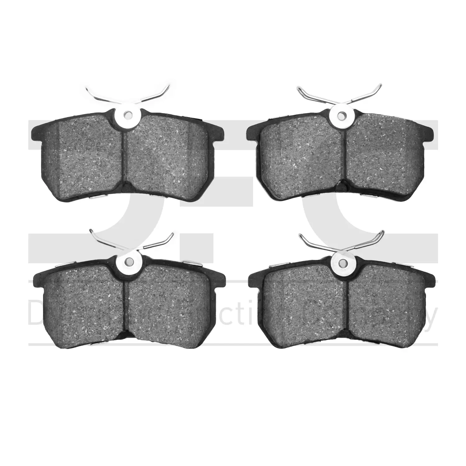 Dynamic Friction Company 5000 Euro Ceramic Brake Pads 1600-0886-00-Rear Set For 2001-2007 Ford Focus. 2014-2019 Ford Fiesta