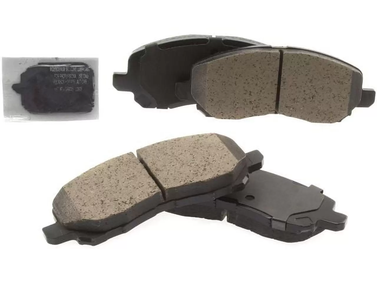 Front Brake Pad Set - Compatible with 2003 - 2004. 2007 - 2020 Mitsubishi Outlander 2008 2009 2010 2011 2012 2013 2014 2015 2016 2017 2018 2019