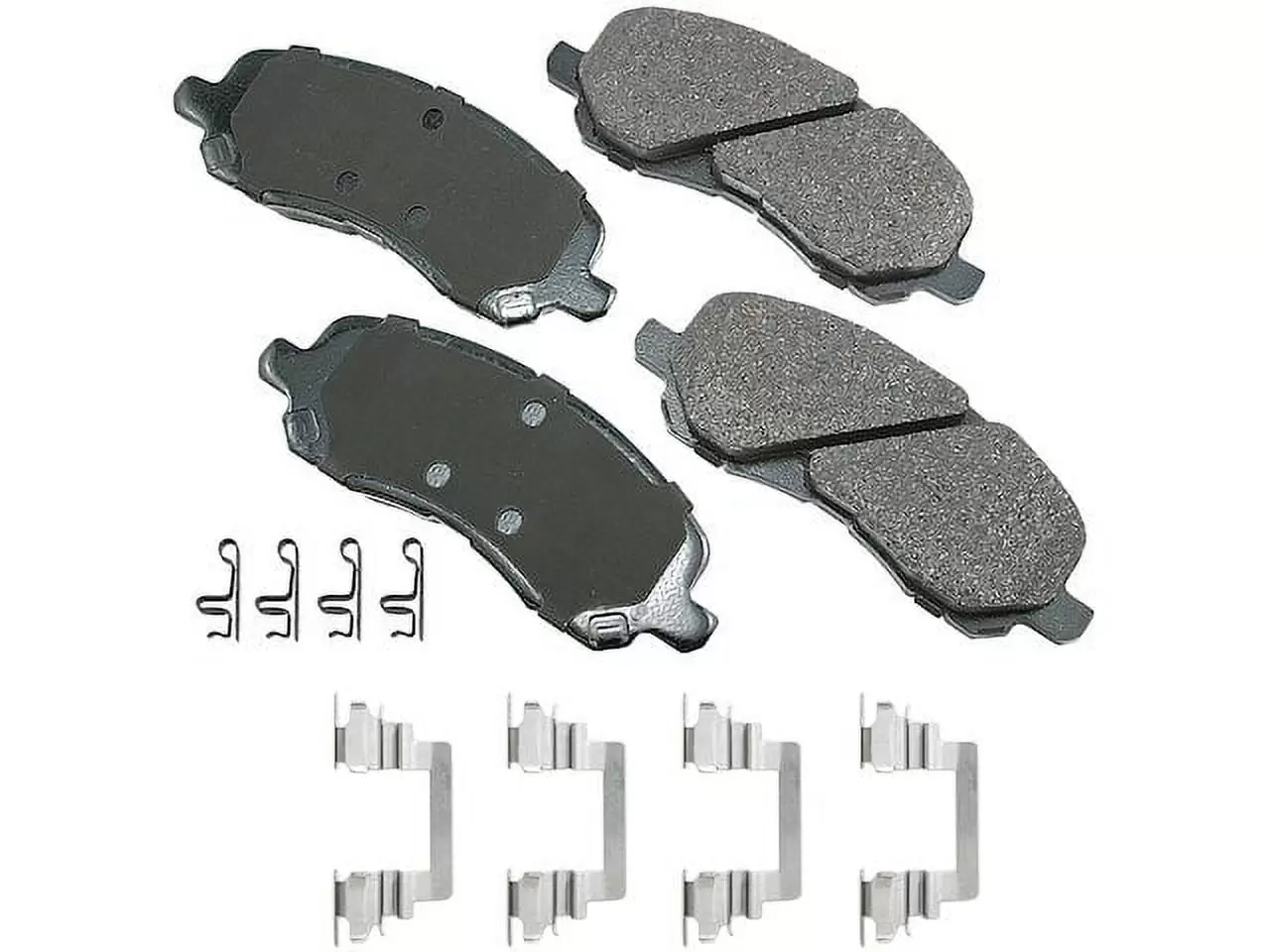 Front Brake Pad Set - Compatible with 2003 - 2004. 2007 - 2020 Mitsubishi Outlander 2008 2009 2010 2011 2012 2013 2014 2015 2016 2017 2018 2019