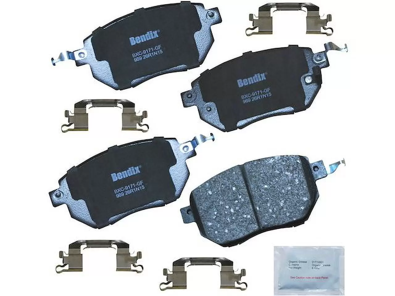 Front Brake Pad Set - Compatible with 2003 - 2007. 2009 - 2012 Nissan Murano 2004 2005 2006 2010 2011