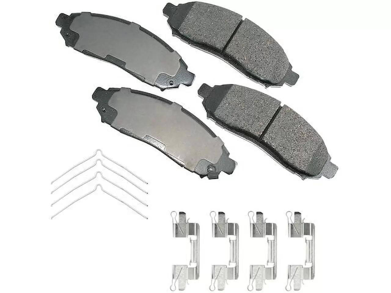 Front Brake Pad Set - Compatible with 2005 - 2012 Nissan Pathfinder 4.0L V6 2006 2007 2008 2009 2010 2011