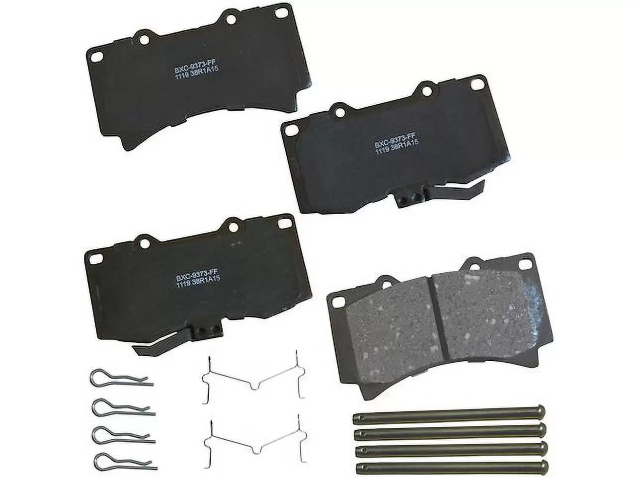 Front Brake Pad Set - Compatible with 2006 - 2010 Hummer H3 2007 2008 2009