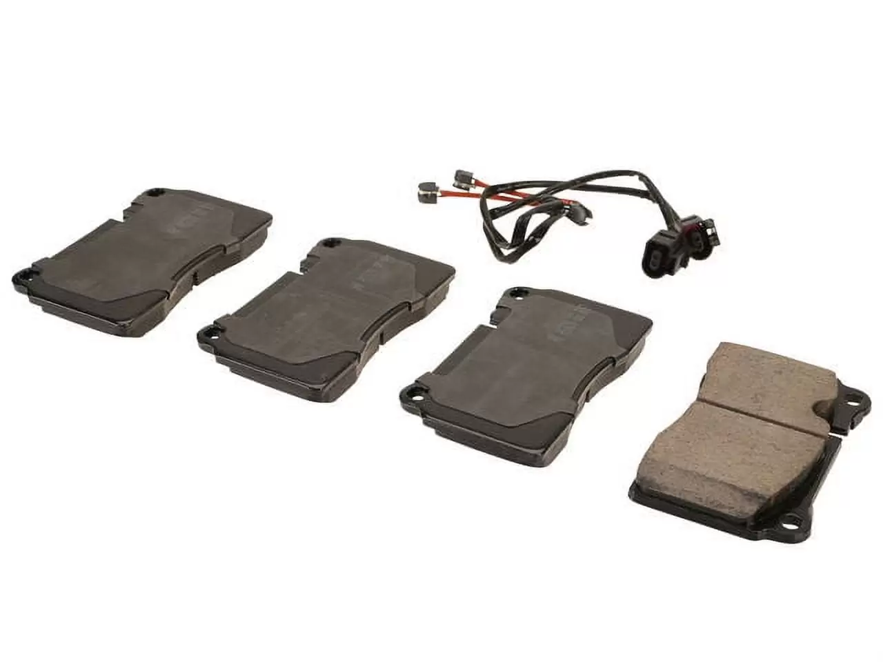 Front Brake Pad Set - Compatible with 2006 - 2017 Volkswagen Touareg Base 2007 2008 2009 2010 2011 2012 2013 2014 2015 2016