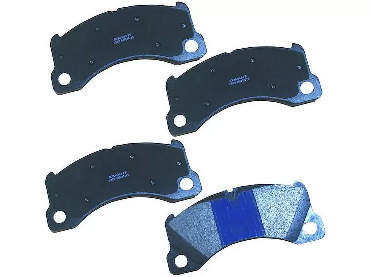 Front Brake Pad Set - Compatible with 2015 - 2017 Porsche Macan Turbo 2016