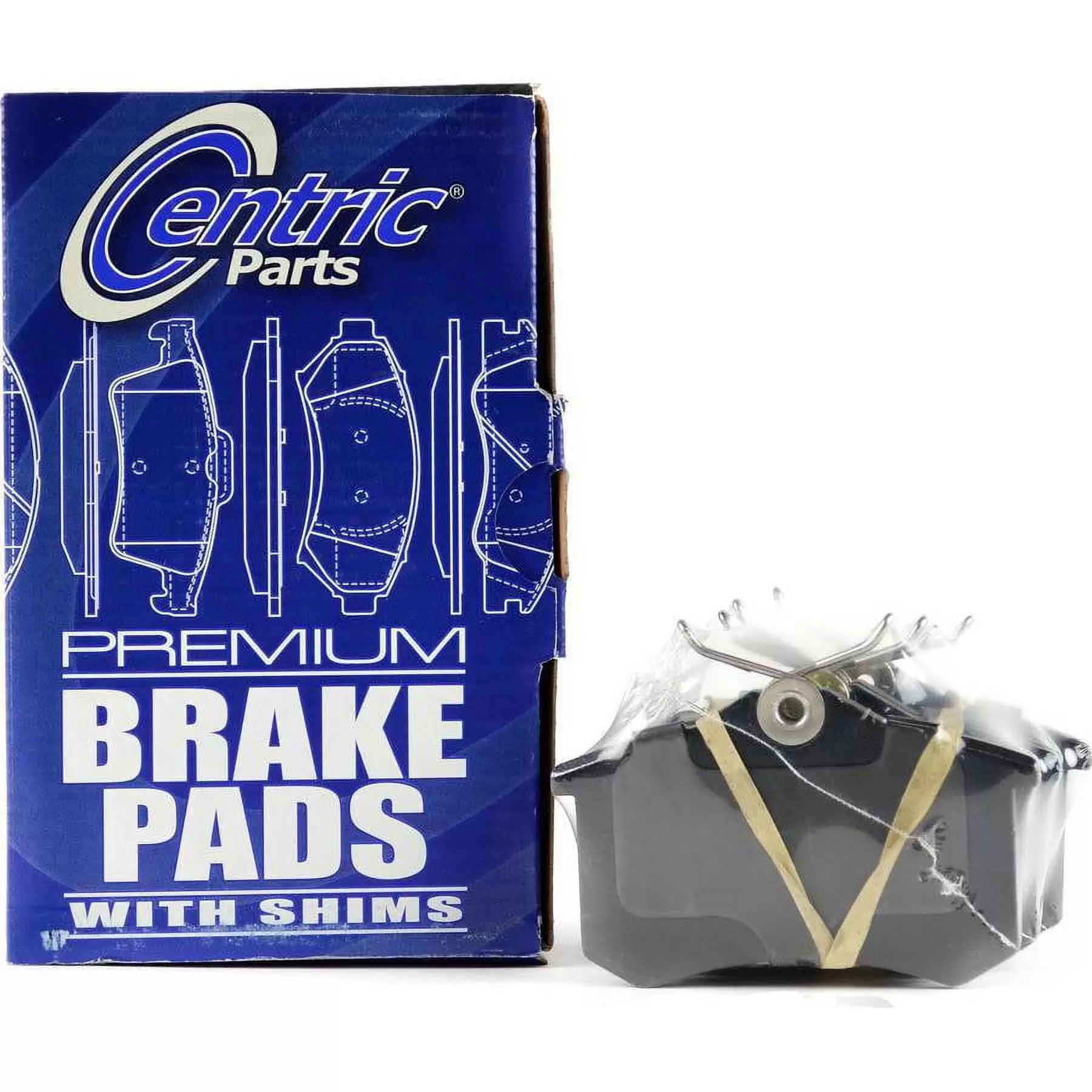 NEW CENTRIC 106.06190 Extended Wear Posi-Quiet Semi Metallic Standard Brake Pad