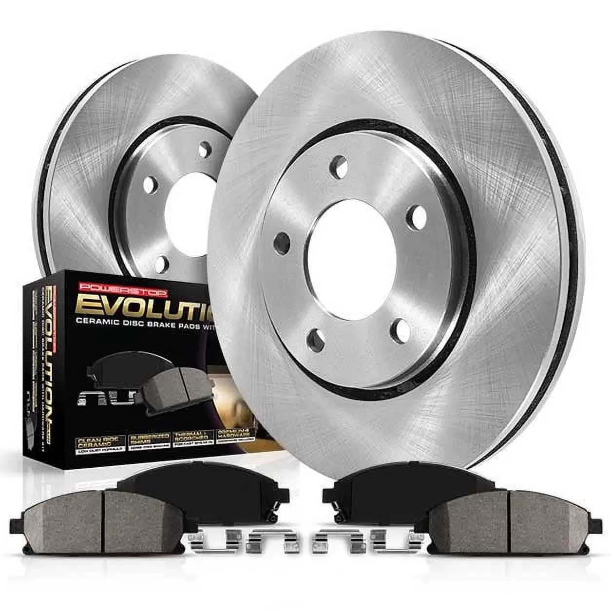 Power Stop Front Stock Replacement Brake Pad and Rotor Kit KOE8979