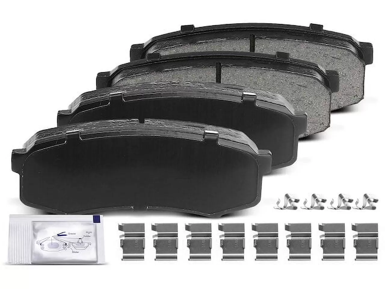 Rear Brake Pad Set 4 - Compatible with 2003 - 2021 Toyota 4Runner 2004 2005 2006 2007 2008 2009 2010 2011 2012 2013 2014 2015 2016 2017 2018 2019 2020