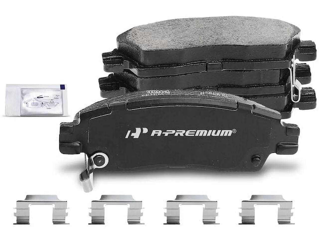 Rear Brake Pad Set 4 - Compatible with 2002 - 2009 GMC Envoy 2003 2004 2005 2006 2007 2008