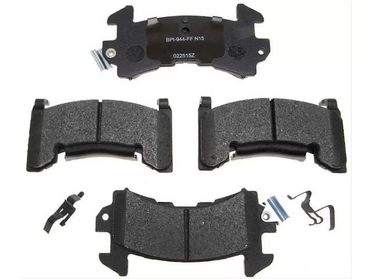 Rear Brake Pad Set - Compatible with 1979 - 1984 Cadillac DeVille 1980 1981 1982 1983