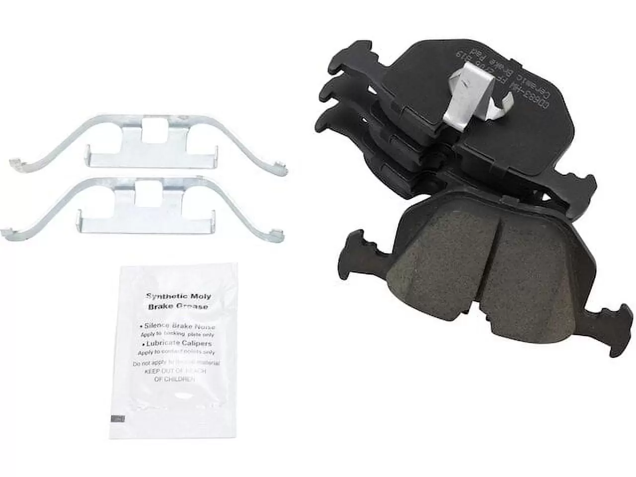 Rear Brake Pad Set - Compatible with 1995 - 2001 BMW 740iL 1996 1997 1998 1999 2000