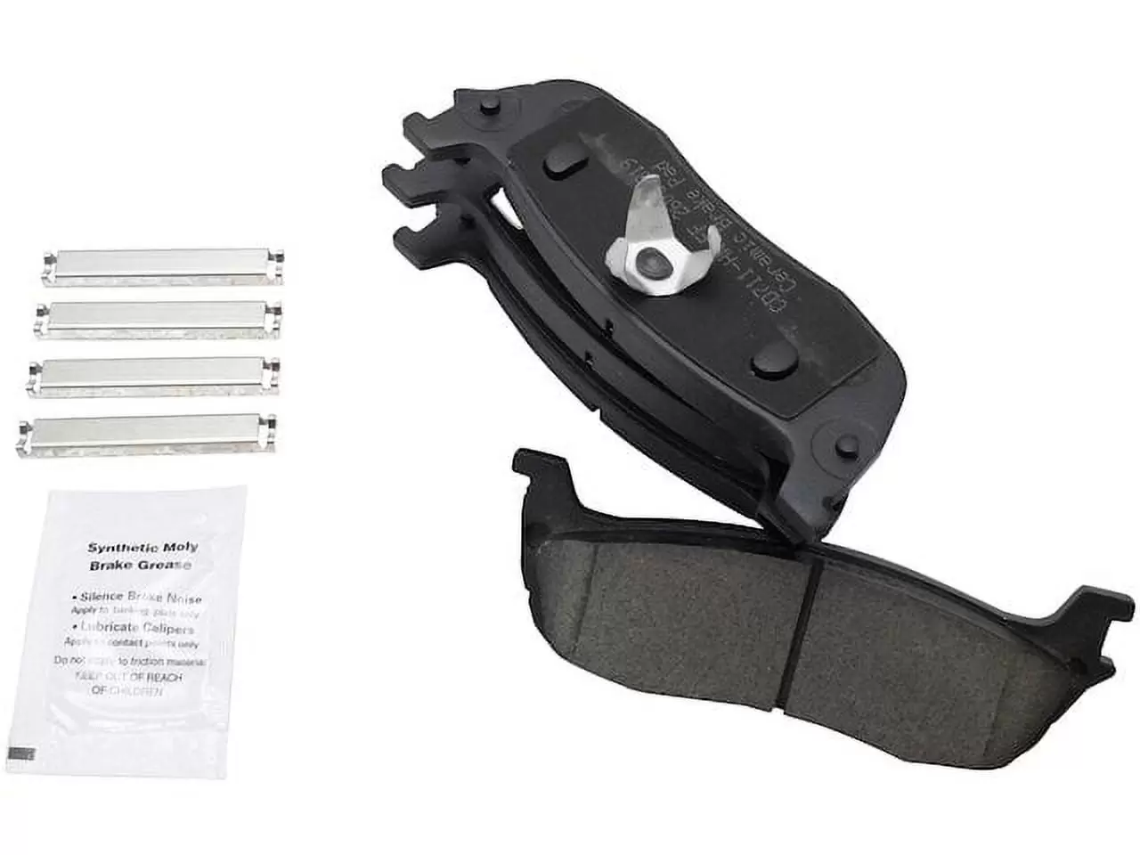 Rear Brake Pad Set - Compatible with 1997 - 2002 Ford Expedition 1998 1999 2000 2001