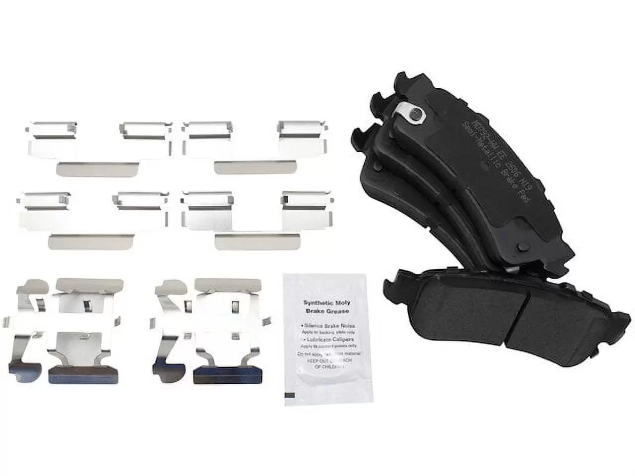 Rear Brake Pad Set - Compatible with 1999 - 2006 GMC Sierra 1500 2000 2001 2002 2003 2004 2005