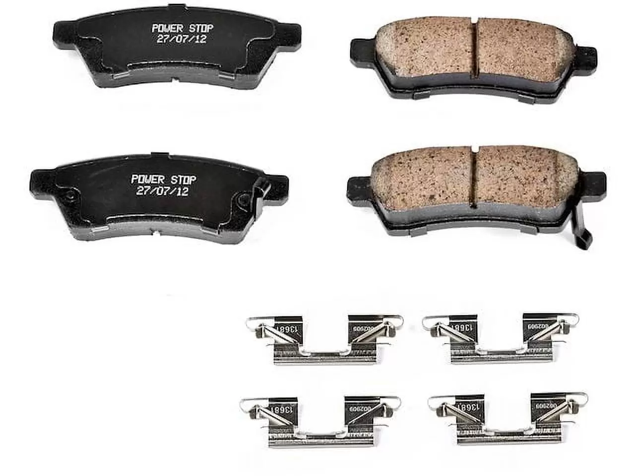 Rear Brake Pad Set - Compatible with 2005 - 2022 Nissan Frontier 2006 2007 2008 2009 2010 2011 2012 2013 2014 2015 2016 2017 2018 2019 2020 2021