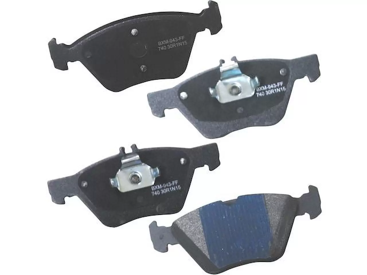 Rear Brake Pad Set - Compatible with 2005 Dodge Dakota