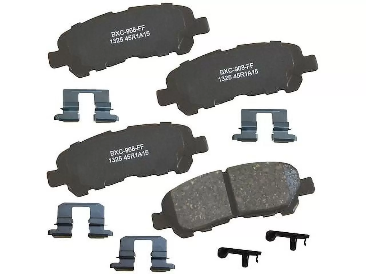 Rear Brake Pad Set - Compatible with 2008 - 2013 Toyota Highlander 2009 2010 2011 2012