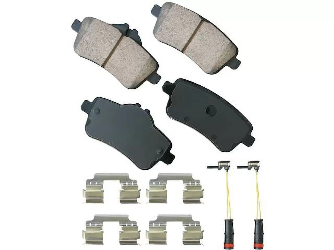 Rear Brake Pad Set - Compatible with 2015 Mercedes-Benz ML250 2.1L 4-Cylinder