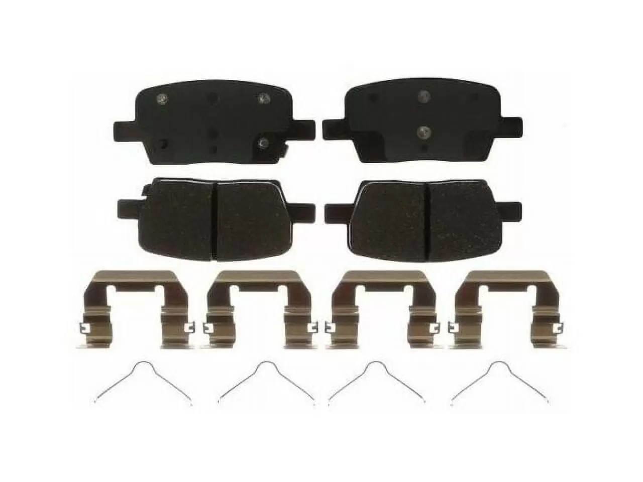 Rear Brake Pad Set - Compatible with 2018 - 2020 Buick Enclave 2019