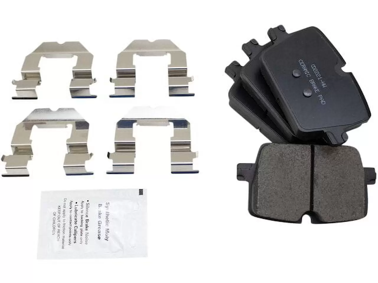 Rear Brake Pad Set - Compatible with 2019 - 2020 BMW 330i xDrive Sedan