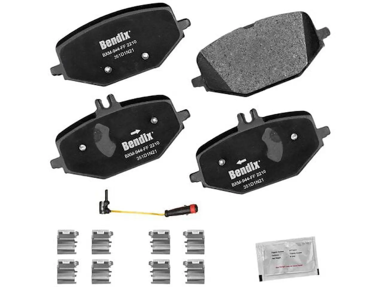 Rear Brake Pad Set - Compatible with 2019 - 2021 Mercedes-Benz G550 2020