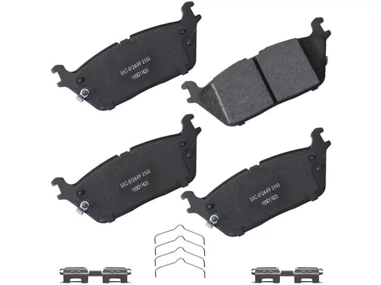 Rear Brake Pad Set - Compatible with 2019 - 2022 Ram 1500 2020 2021